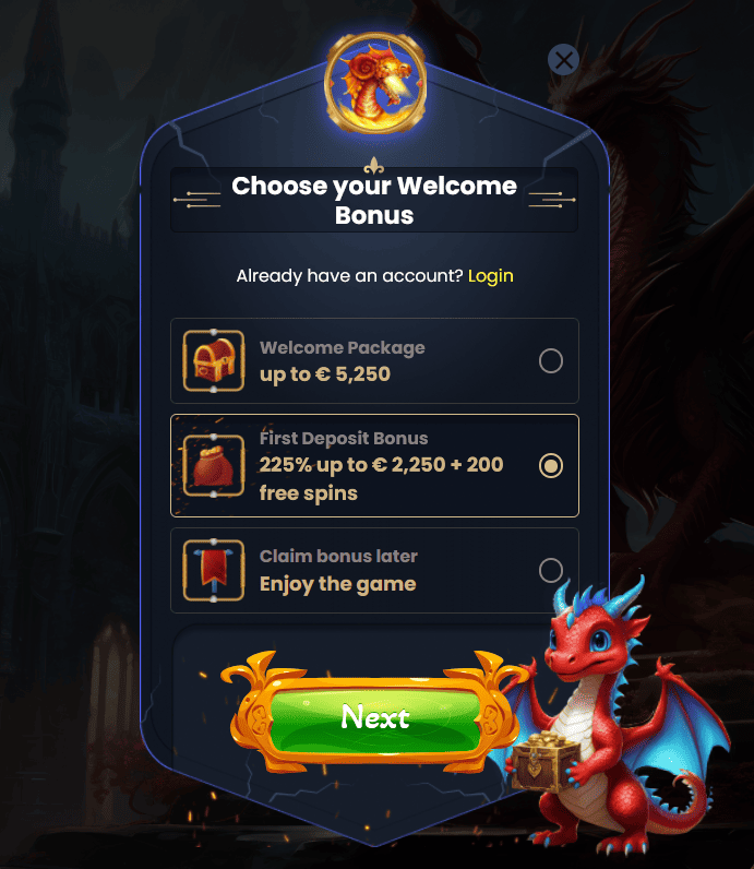 Dragonslots Registration